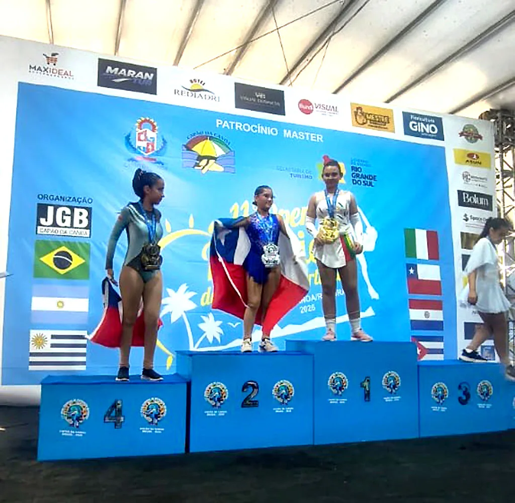 Valentina Escalona medalla de plata en Brasil