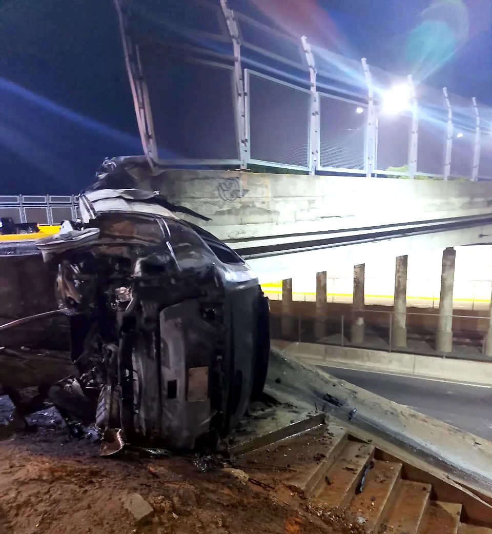 Accidente en la C1 de Maracaibo
