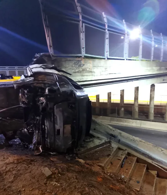 Dantesco choque dejó 3 fallecidos en la C1 de Maracaibo r