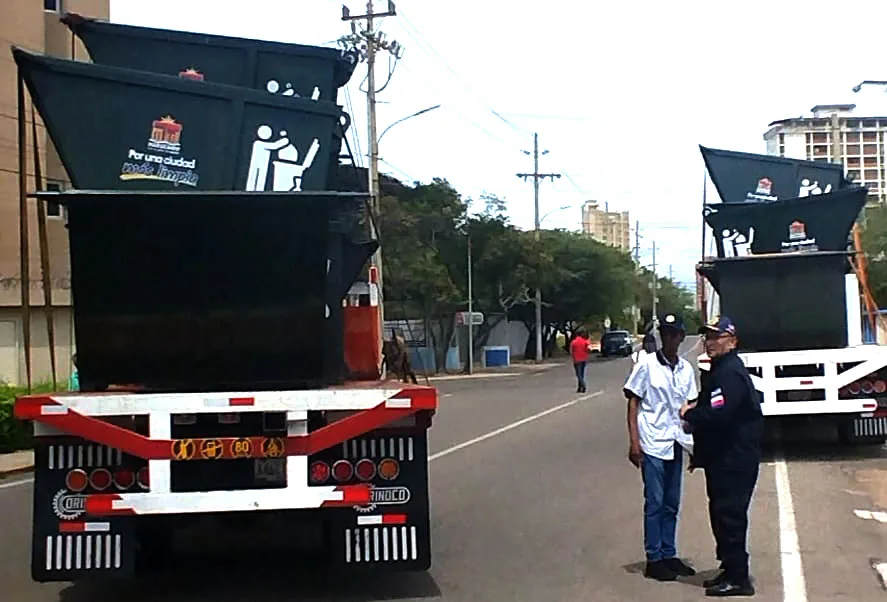 Maracaibo plan progresivo de contenedores de basura